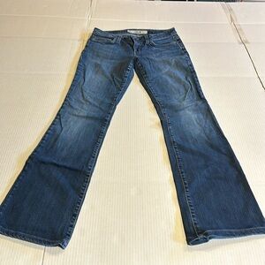 Joe’s blue jeans flare boot cut bottom w multiple pockets zipper front size 29